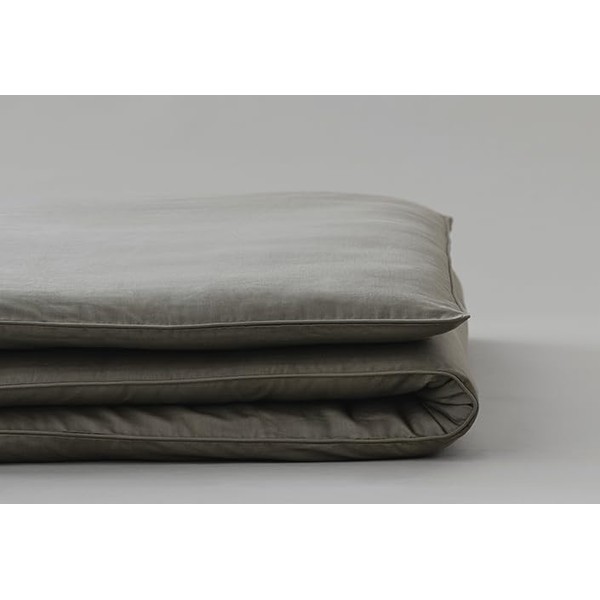 TEIJIN Zippered Cover for Japanese Futon Floor Mattress, Futon Floor