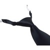 TigerTie Plain Children's Tie Pre-Tied with Elastic Band, charcoal