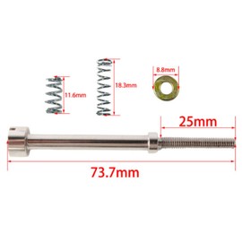 Easy Fuel Conditioning Keihin CV Carburetor Idling Air Mixture Pilot Adjustment Screw Idling for Harley Davidson Genuine CV Cab Car 90-06 (CV Cab, Idling Adjuster Screw)
