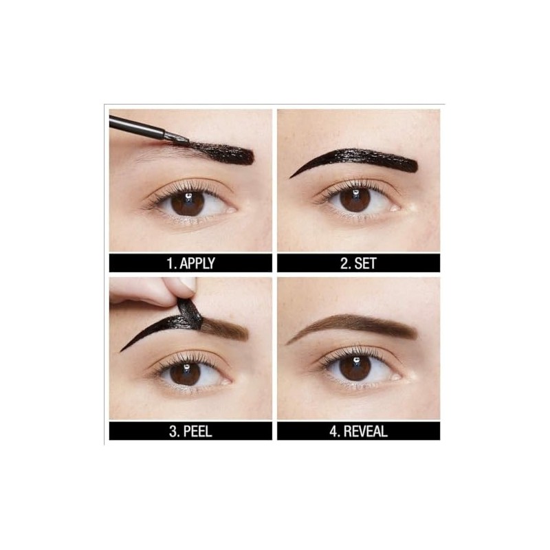 Maybelline New York Tattoo Brow Peel Off Eyebrow Gel Tint,