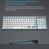 Wireless Keyboard and Mouse, J JOYACCESS Slim and Ergonomic Wireless