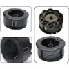 Pack of 4 grass trimmer thread spool, 1 trimmer cover,