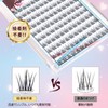 Ainubio 部分つけまつげ 大容量 ナチュラル ポイントフィットアイラッシュ まつげエクステ したまつげ つけまつげ 束 女優