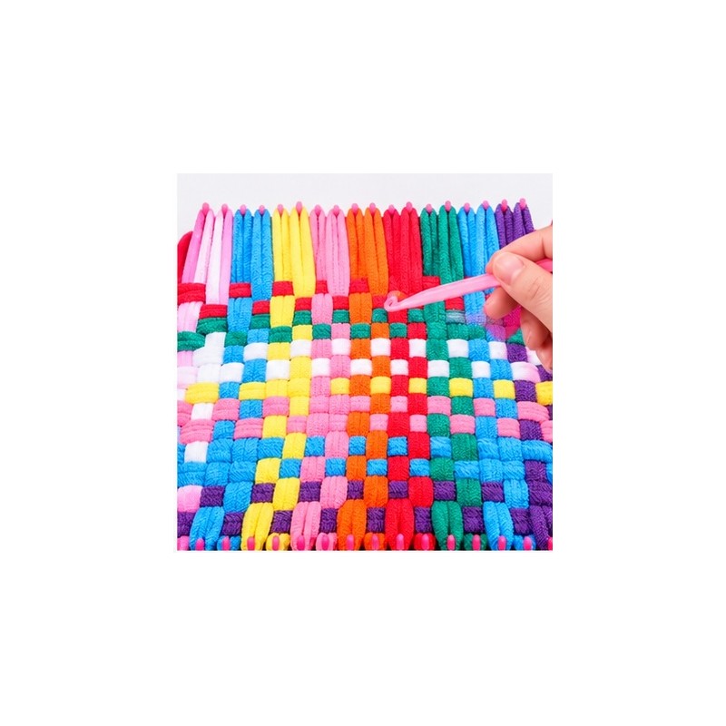 Weaving Loom Kit for DIY Crafts – Beginner-Friendly Reusable Loom