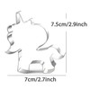 WDYJMALL Unicorn Horse Looks Back Cookie Cutter