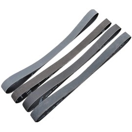 8 Pack 2 x 72 Inch Silicon Carbide Sanding Belts Set- 400 600 800 1000 Grits, Sanding Belts For Knife Sharpening and Grinding Metals, Woods, Plastics and Stone