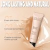 BB Cream Tinted Moisturiser Foundation, Light Skin Tint Full-Coverage Foundation,