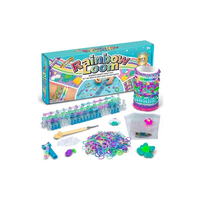 Rainbow Loom Kit para Hacer Pulseras y Accesorios