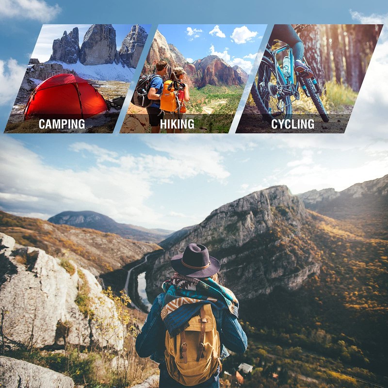 YUEDGE Mens Army Green Crew Socks Moisture Wicking Casual Mens