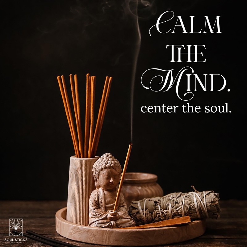 Soul Sticks Hand-Rolled Incense Sticks Variety 4 Pack | 100%
