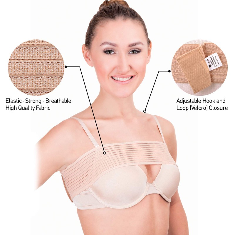 Post Surgery Breast Compression Support Strap Band - Breast Augmentation