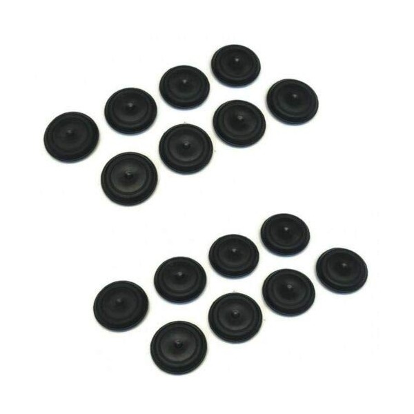 (16 Pack) Rubber Body Floor Pan Drain Plugs for 1987-1995