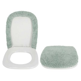Velvet Toilet Lid Cover 50 x 45 cm