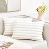 GriNeed Throw Pillow Covers Decorative Faux Fur Set of 2