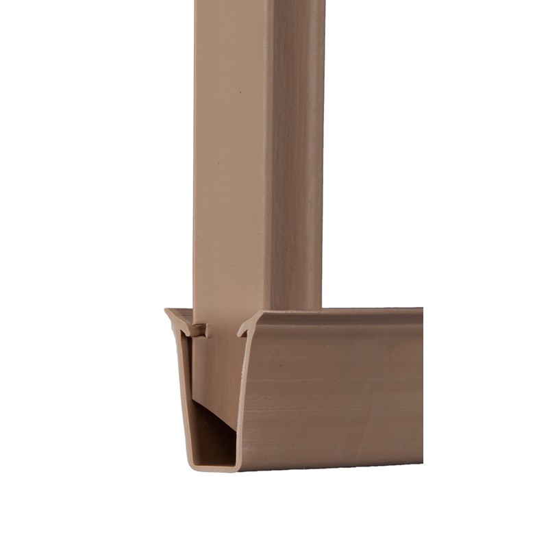 Ridged Slats - Single Wall Bottom Locking Privacy Slat for