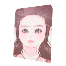 TEHAUX Reusable Face Makeup Practice Mold Washable Pet Face Painting Template for Artists for Skill Improvement and Makeup Application Portable Tool for Creative Fun