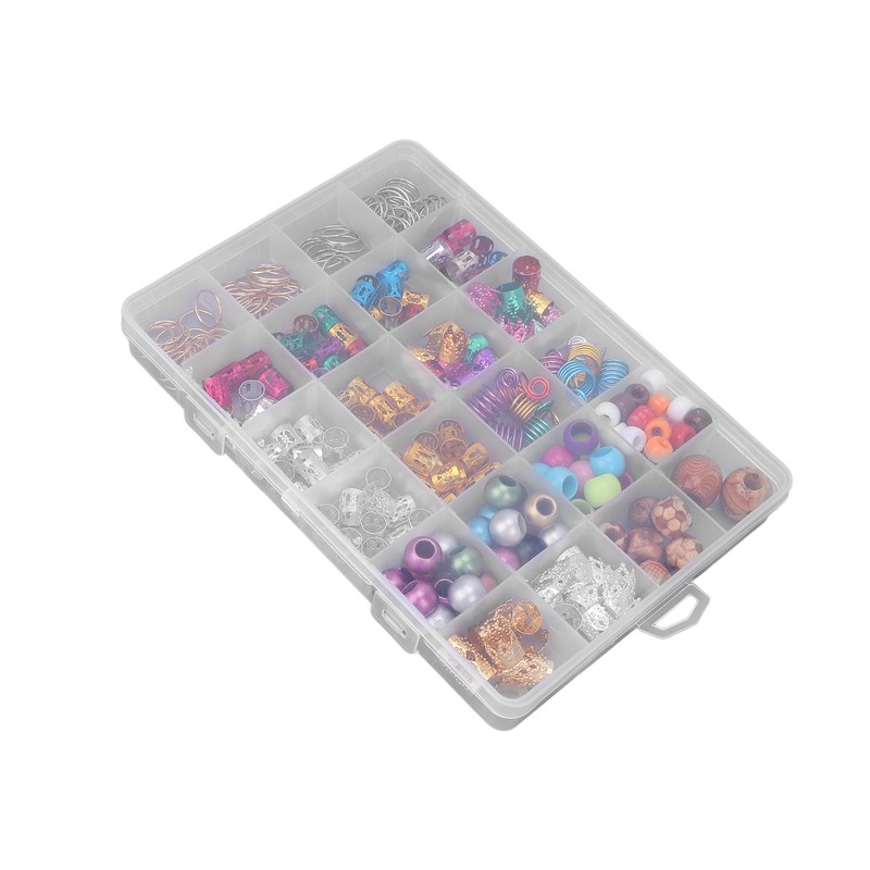 278Pcs Braid Accessories Dirty Braid Hair Ring Wig Beaded Resin