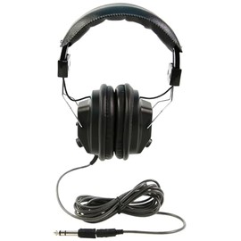 3068AV-CT Switchable Stereo/Mono Headphone, Black; Padded Headband, Adjustable; Mono/Stereo Switch for Language and Computer Applications; 2-layered Cut-and-chew Resistant Cord