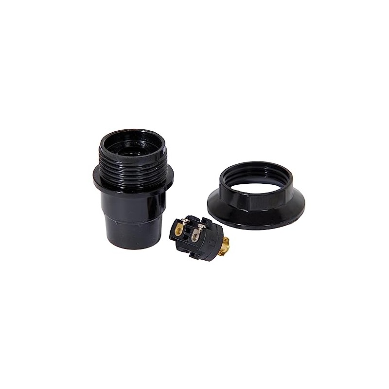 B&P Lamp® Euro Style, E12 Phenolic Candelabra Lamp Socket, Shell