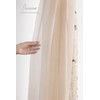 Floroom Wedding Arch Draping Fabric 3 Panels 20Ft Chiffon Fabric