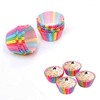 200pcs Rainbow Cupcake Cases Paper Wrapper for Baking Muffin