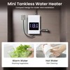 Upgraded Tankless Water Heater Electric 110V Under Sink Small Hot