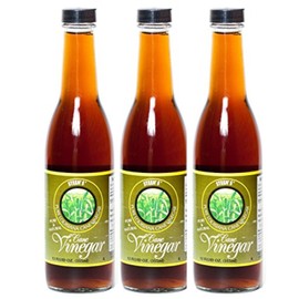 Steen's Louisiana Cane Vinegar 12oz (Pack of 3) - Prized Ingredient for Chefs and Home Cooks - Used for Dressings, Marinades, Sauces, Salads, Meats and More