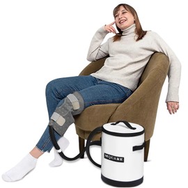 Cold Therapy Machine,Ice Machine for Knee Surgery,Helps with Knee Pain,Cryotherapy Machine with Programmable Timer Keeps Water Cold,Convenient and Easy to Use (White)