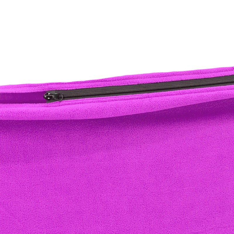 Alephnull Fleece Sleeping Bag Fleece Blanket Hiking Camping (Purple, 180