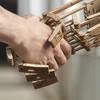 Wood Trick Wooden Robot Hand 3D Wooden Puzzle - Robotic