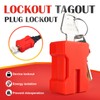 Anskyloe plug lock-Electrical Cord Plug Lockout Device, Electrical Shutdown Service