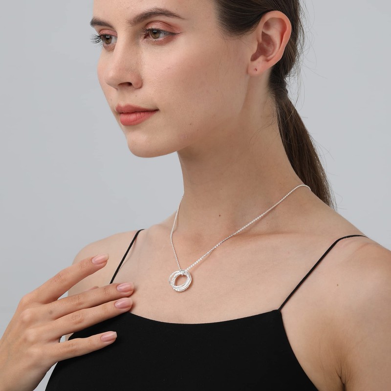 50th Birthday Gifts for Women 925 Sterling Silver Birthday Necklace