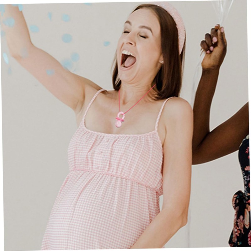 Kisangel 150pcs Mini Pacifiers for Shower Games Acrylic Shower Decorations