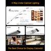 EBD Display Case Lights Ultra Bright Under Counter Lighting 4-Way