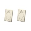 MAYITOP (2) Central Vacuum Wall Hose Inlet Almond Beige for