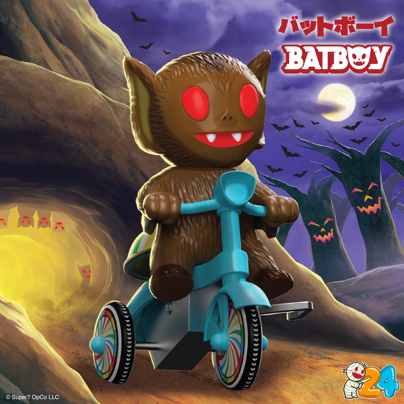 Super7 Super Cycles - Bat Boy (Brown with Blue Wind-up