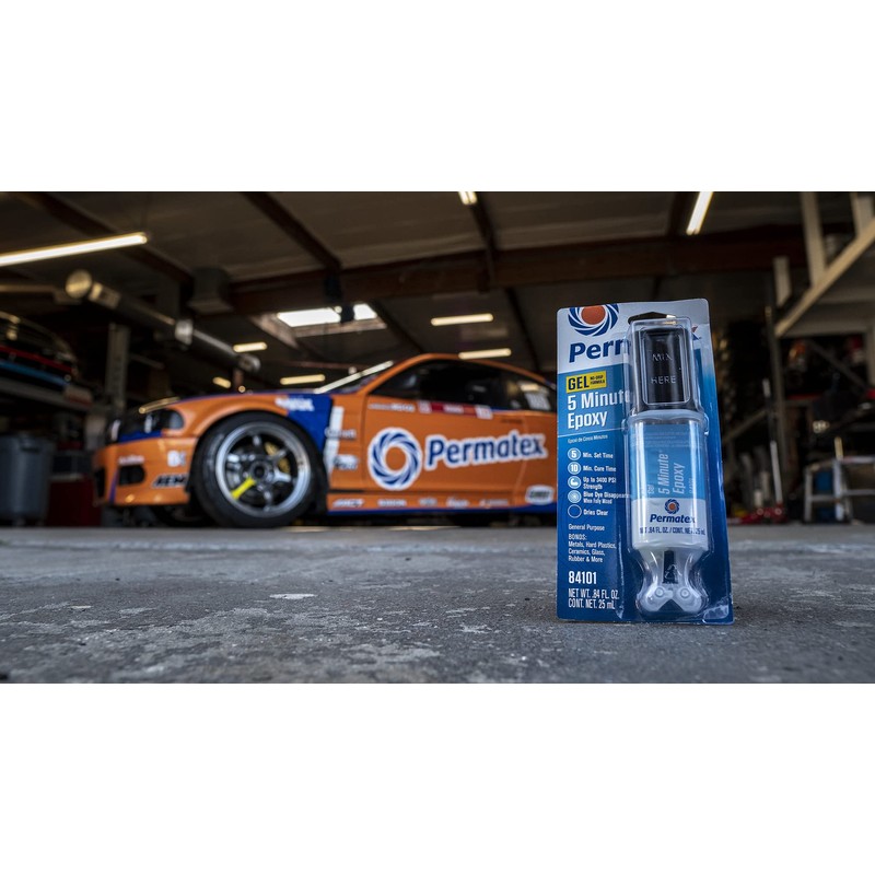 Permatex 84101 PermaPoxy 5 Minute General Purpose Epoxy, 0.84 oz,(Package