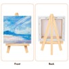 6PCS Mini Canvas, Canvas for Painting, Mini Easel, Suitable for