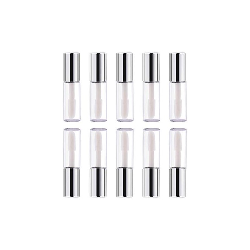 Yosoo 45pcs Plata Transparente 1,2 ml Tubos Vacío de Plástico