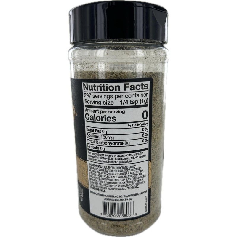 Kinder's Prime Steak with Black Garlic & Truffle Seasoning (10.5