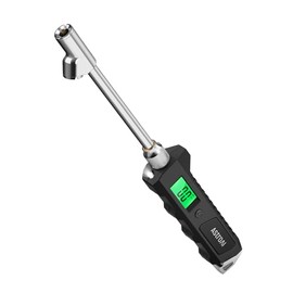 AstroAI Medidor de Presión para Llantas Camiones, Caravanas SUV, Furgonetas, Manómetro Digital de Presión Aire con Doble Rosca, Luz, 230PSI