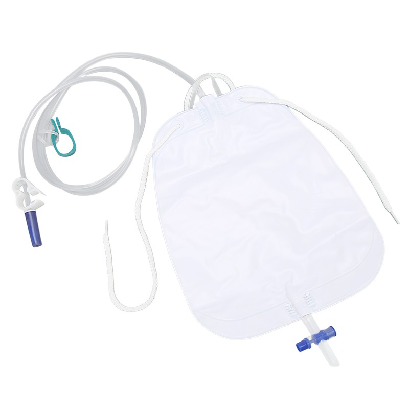 5Pcs Urinary Drainage Bag Thickened PVC Anti Reflux Disposable Urine