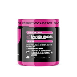 Limit-X Nutrition Pre Workout Pre-Para Ella  Suplemento Polvo pre entreno con Creatina Monohidratada, Cafena, Beta Alanina y Arginina  190 gramos  30 