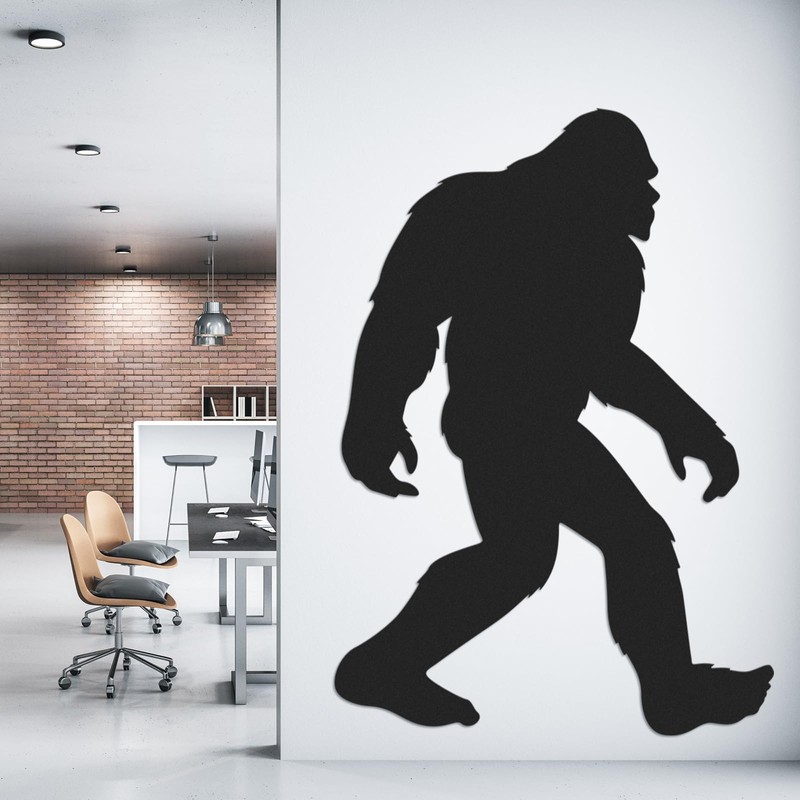 Large Bigfoot Wall Decal 60 x 42 Inch Sasquatch Big