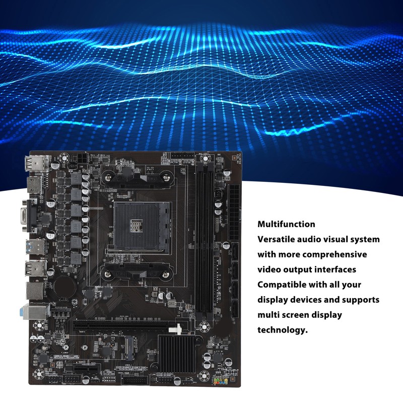 For AMD A320 M ATX Gaming Motherboard Support AM4 Socket