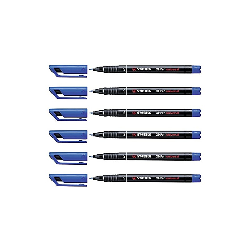STABILO OHPen Universal Permanent Blue Pack of 6