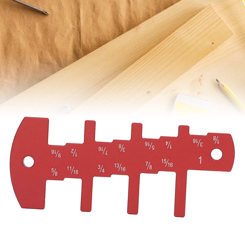 Step Depth Gauge for Table Saw Router Imperial Aluminum Alloy