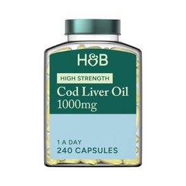 Holland & Barrett Cod Liver Oil 500mg 30 Capsules