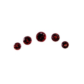 Myhealingworld AAA quality calibrated round 4mm 5mm and 6mm Brilliant Cut Loose gemstone Crystals Chakra Healing for making jewelry Mix Color Box, (BOX 2-(Garnet 4MM-2 Pcs, 5MM-2 Pcs and 6MM-1 Pcs),