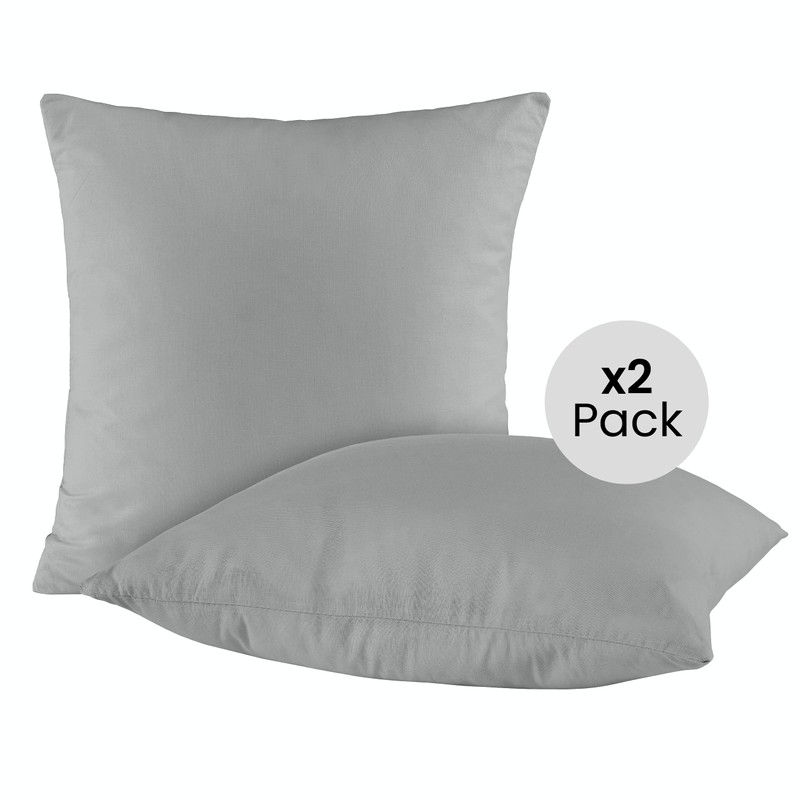 BaSaTex Double Pack Cotton Renforcé Cushion Cover 40 x 40